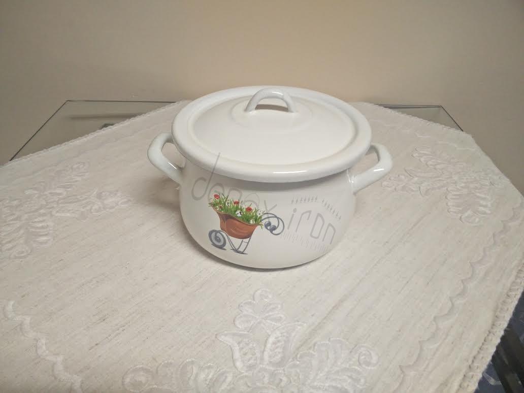 Bara-Bara smaltovany hrniec oblý 20cm
