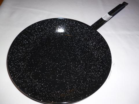 Smaltovaná paella panvica nízka 22 cm