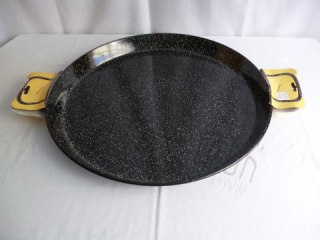 Smaltovaná paella panvica 20 - 90 cm