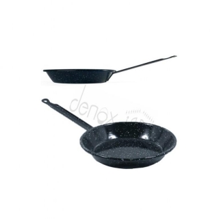 Smaltovaná paella panvica nízka 24 cm