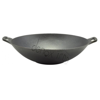 Liatinový wok 36,5cm